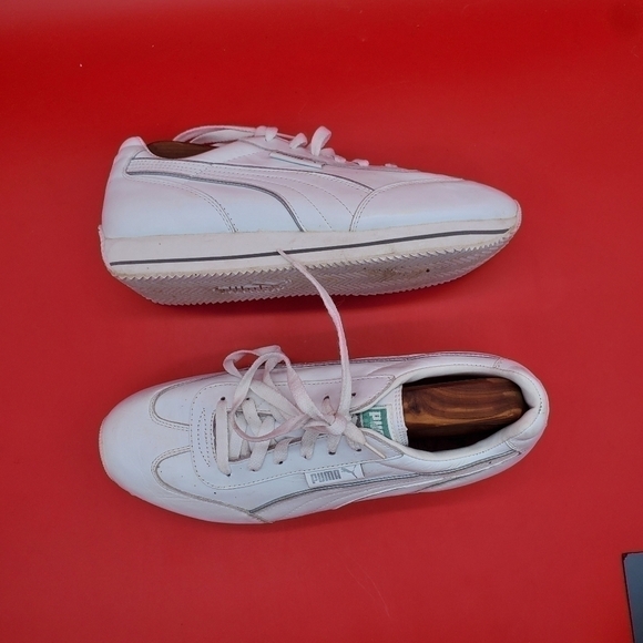 PUMA Roma Amor Leather Sneakers White Silver Women's 11 Shoes - Picture 8 of 16